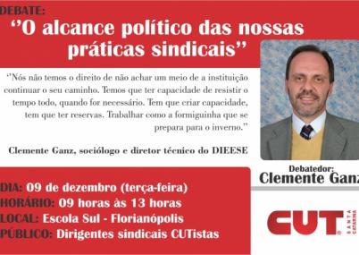 CUT-SC promove debate sobre “O alcance político das nossas práticas sindicais”