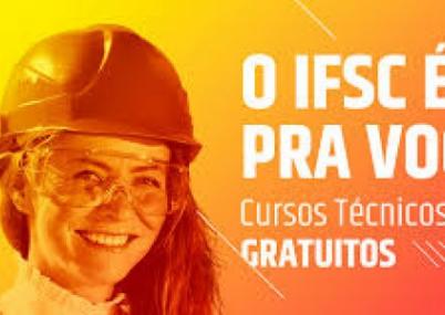 Gratuito: IFSC abre 2,1 mil vagas em cursos de qualificação